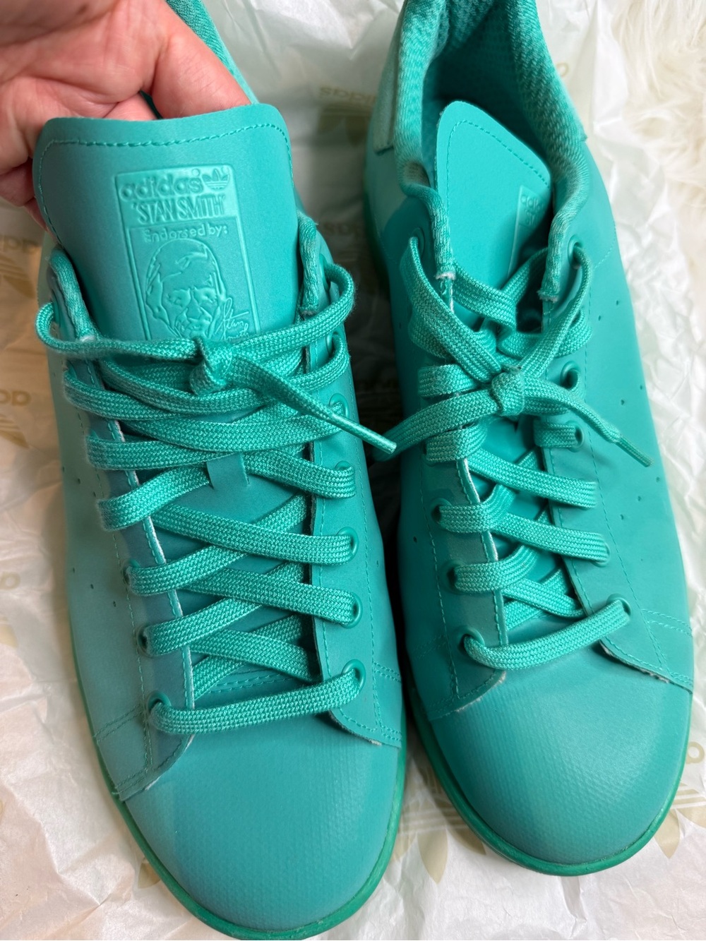 adidas Teal Low-Top Sneakers
